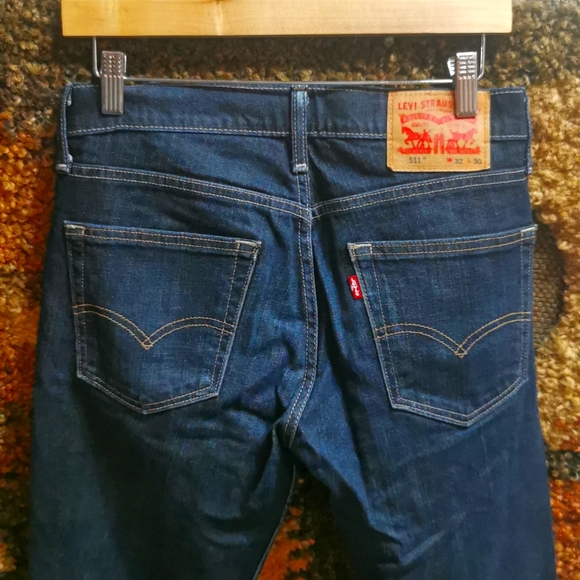 Dark Levi's Strauss boot cut jeans classic - Picture 3 of 6